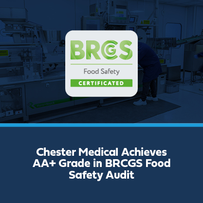 Chester Medical Achieves AA+ Grade in BRCGS Food Safety Audit Featured Image